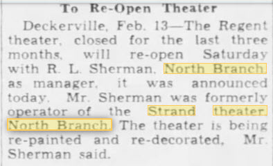 Thumb Theatre - Feb 13 1939